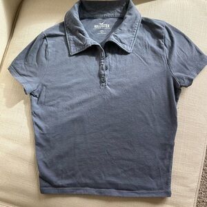 Hollister Charcoal Polo Shirt